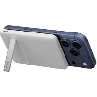 Belkin BoostCharge Slim magnetisch, 5000mAh, Qi2, opvouwbaar, wit. Modelnummer: BPD011hqWH