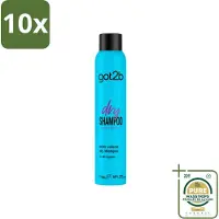 Schwarzkopf 10 x - Droogshampoo - Fresh & Fabulous Volume - 200 ml - Wasstrips - Droogshampoo - Fris Haar - Volume Haar - Snel Opfrissen - Droog Haar