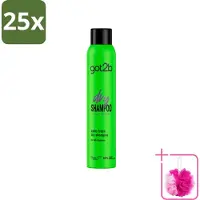 Got2b 25 x - Droogshampoo - Extra Fresh - 200 ml - Bulkverpakking - Droog haar - Douchemop - Fris haar