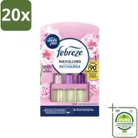 Ambi Pur 20 x - 3Volution - Navulling - Vleugje Bloesem - 20 ml - Grootverpakking - Vaatwasstrips - Geurverspreider - Frisheid - Bloesem - Geur - Geurwisseling