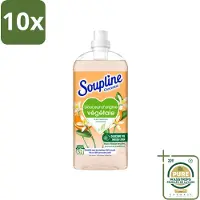 Soupline 10 x - Wasverzachter - Oranjebloesem - 52 Wasbeurten - 1.3L - Wasstrips - Wasverzachter - Plantaardige Zachtheid - Oranje Bloesem - Zachte Was - Natuurlijke Zachtheid