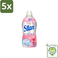 Silan 5 x – Wasverzachter – Fresh Control Floral Crisp – 1056 ml - Grootverpakking - Vaatwasstrips - Wasverzachter - Frisheid - Bloemige Geur - Wasmachine - Textiel Verzachter