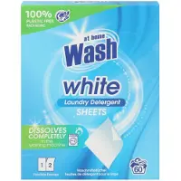 At Home 24x Wasmachine Doekjes Witte Was 16 Stuks