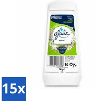 Glade 15 x – Luchtverfrisser Gel – Muguet – 150 g - Voordeelverpakking - 15 stuks