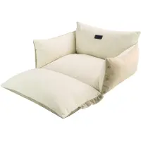 Nobby Komfort bed 2-in-1 "ALIN", beige, 70 x 58 x 22 + 9