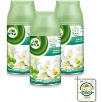 Air Wick 3 x - Luchtverfrisser Navulling - Jasmijn & Witte Bloemen - Automatische Spray - 250 ml - Wasstrips - Luchtverfrisser - Geur - Bloemige Geur - Jasmijn - Witte Bloemen