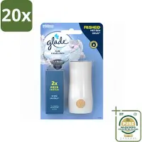 Glade 20 x - Houder Touch & Fresh - Pure Clean Linen - 10 ml - Wasstrips - Luchtverfrisser - Geurhouder - Frisse Geur - Geur In Badkamer - Geur In Toilet