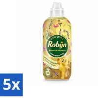 Robijn 5 x – Wasverzachter – Bohemian Blossom – 765 ml - Voordeelverpakking - 5 stuks