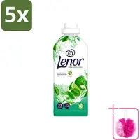 Lenor 5 x – Wasverzachter – Freshness Guard – 32 Wasbeurten – 800 ml - Bulkverpakking - Wasverzachter - Douchemop - Frisheid