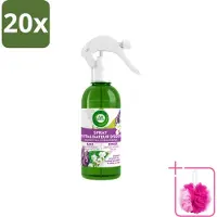 Air Wick 20 x – Luchtverfrisser Spray – Active Fresh Lavendel & Lelie – 237 ml - Bulkverpakking - Luchtverfrisser - Douchemop - Geur neutraliseren