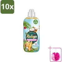 Robijn 10 x Collections - Wasverzachter - Kokos - 1,25L - 50 Wasbeurten - Bulkverpakking - Wasverzachter kokos - Douchemop - Wasverzachter voor kleding