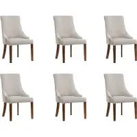 AEA 6x Designer Polster Stuhl Set Garnitur Stühle Komplett Lehn Sitz Lounge Club