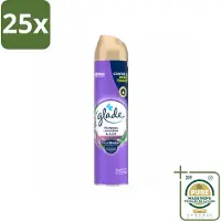 Glade 25 x - Luchtverfrisser Spray - Tranquil Lavender & Aloë - 300 ml - Wasstrips - Luchtverfrisser - Lavendel Geur - Frisheid In Huis - Ontspanning - Geur Neutraliseren