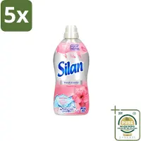 Silan 5 x – Wasverzachter – Fresh Control Floral Crisp – 1056 ml - Wasstrips - Wasverzachter - Frisheid - Bloemige Geur - Wasmachine - Textiel Verzachter