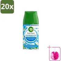 Air Wick 20 x – Navulling – Freshmatic Pure Lentedauw – 250 ml - Bulkverpakking - Lentedauw - Douchemop - Geur