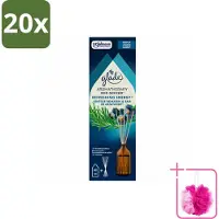 Glade 20 x - Geurstokjes Verfrissende Energie - Aromatherapie Geurverspreiding - 80 ml - Bulkverpakking - Geurstokjes - Douchemop - Energie