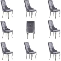 AEA Design 8x Stühle Set Sessel Luxus Stuhl Gruppe Modern Esszimmer