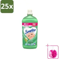Soupline 25 x - Wasverzachter - Aloë Vera Concentraat - 77 Wasbeurten - Bulkverpakking - Wasverzachter aloë vera - Douchemop - Wasverzachter voor kleding