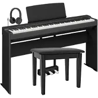 Yamaha P225 Digital Piano Package Black