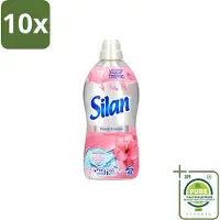 Silan 10 x – Wasverzachter – Fresh Control Floral Crisp – 1056 ml - Grootverpakking - Vaatwasstrips - Wasverzachter - Frisheid - Bloemige Geur - Wasmachine - Textiel Verzachter