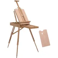 HOMCOM -ezel doos-hout-40x18x55cm-bruin
