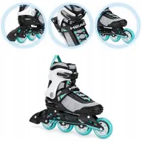 Head Essence dames skatetraining rolskaten 84mm turquoise maat 39