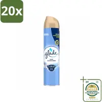 Glade 20 x – Luchtverfrisser Spray – Pure Clean Linen – 300 ml - Wasstrips - Luchtverfrisser - Frisse Geur - Luchtverfrisser Spray - Geur Tegen Geurtjes - Luchtverfrisser Linnen