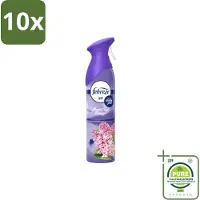 Febreze 10 x – Luchtspray – Mount Fuji Breeze – 185 ml - Grootverpakking - Vaatwasstrips - Luchtverfrisser Spray - Geurverwijdering - Geur Neutraliseren - Mount Fuji Geur - Frisse Geur