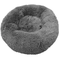Nobby hondenbed, model Kuscheldonut, kleur grijs, afmetingen: Ø 90 x 29 cm