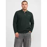 Jack & Jones PLUS - JPRBLUALVES LS POLO PLS Heren Poloshirt