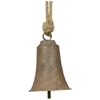 Countryfield Kersthanger Klokje Metaal H19cm Bruin bruin Metaal Kersthanger
