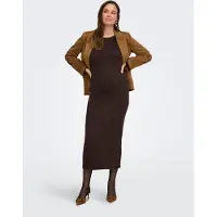 ONLY Olmtiara Lange Jurk Dames Bruin M