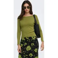ONLY Onlriley Top Dames Groen Xs