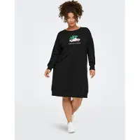 ONLY Carmakoma Carsanta Midi-jurk Dames Zwart Xl-54