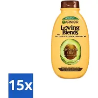 Garnier Loving Blends Shampoo met avocado-olie en sheaboter, 300 ml - Voordeelverpakking - 15 stuks