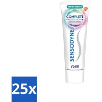 Sensodyne 25 x – Tandpasta – Complete Protection + Fresh Breath – 75 ml - Voordeelverpakking - 25 stuks