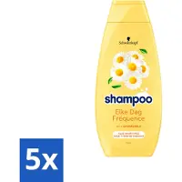Schwarzkopf - Shampoo - Dagelijks gebruik - Kamille - Geschikt voor alle haartypes - 400 ml - Voordeelverpakking - 5 stuks
