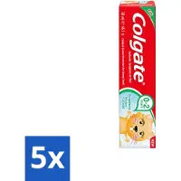 Colgate 5 x - Aardbeismaak - Kindertandpasta - Voor 0 tot 2 jaar oud - 50ml - Voordeelverpakking - 5 stuks