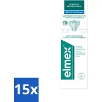Elmex 15 x - Tandpasta - Sensitive Professional - Gentle Whitening - 75 ml - Voordeelverpakking - 15 stuks
