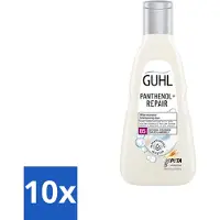 Guhl 10 x – Shampoo – Panthenol+ Repair – 250 ml - Voordeelverpakking - 10 stuks