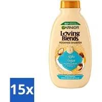 Garnier 15 x - Loving Blends - Shampoo - Rijke Argan - Zeer Droog Onhandelbaar Haar - 300 ml - Voordeelverpakking - 15 stuks