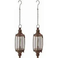 Loberon Ledhanglantaarn set van 2 Flavin