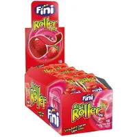 Fini | Zure Roller Aardbei | 18 x 20 gram