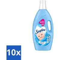 Soupline 10 x – Wasverzachter – Hemels Fris – 1,9 L - Voordeelverpakking - 10 stuks
