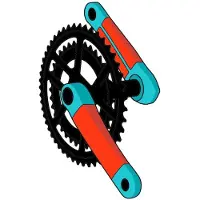 RideWrap Mtb Crankbeschermingsstickers