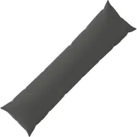 vidaXL Kussensloop HEERLEN Antraciet 40 x 145 cm Polyester
