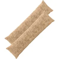 vidaXL Kussensloop 2 st HEERLEN Crèmekleurig 40 x 145 cm