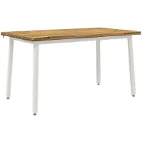 vidaXL Eettafel met levendige rand 120 x 90 x 75 cm