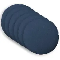 vidaXL Kussensloop 6 st HEERLEN Blauw Diam. 50 cm Stof