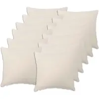 vidaXL Kussensloop 12 st HEERLEN Crèmekleurig 45 x 45 cm Bouclé